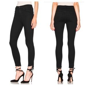 MOTHER Stunner Zip Ankle Step Fray Jeans In Not Guilty